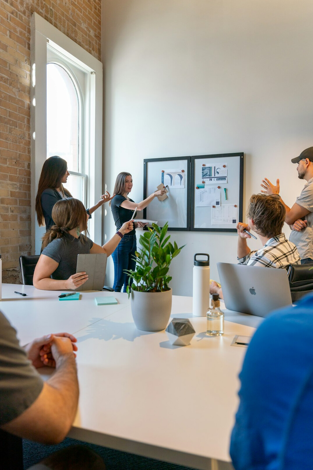corporate team collaborating