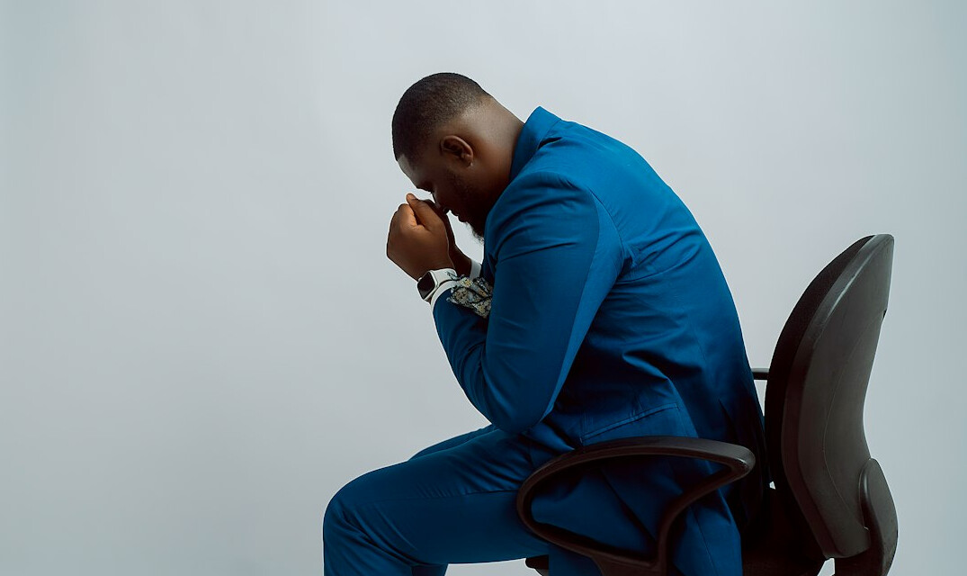 stressed manager thinking